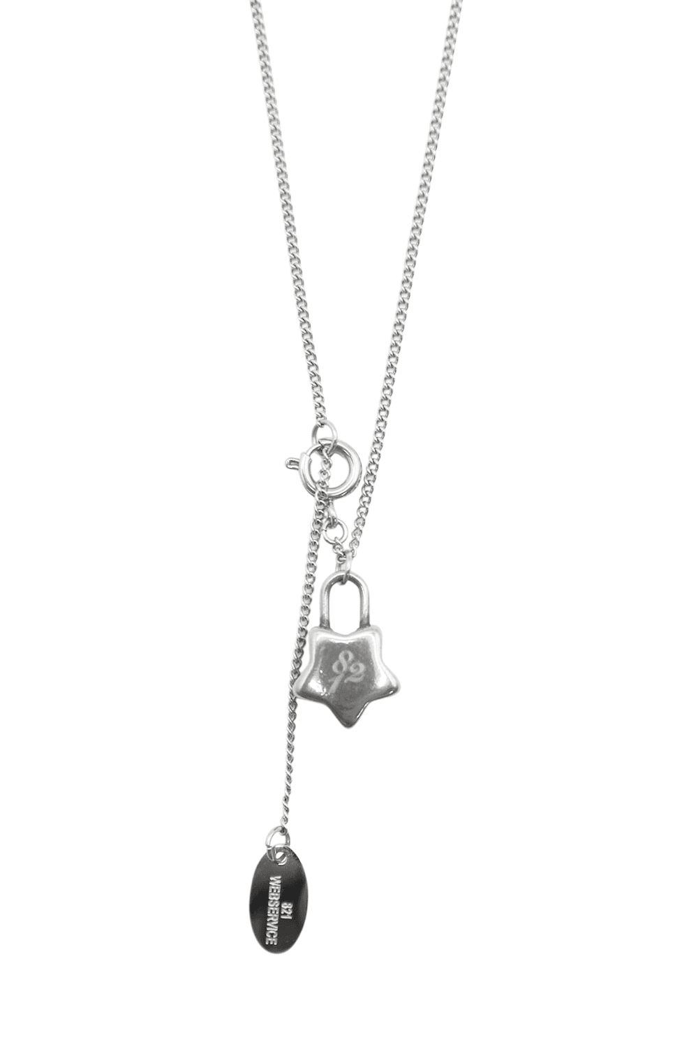 [821] star lock necklace