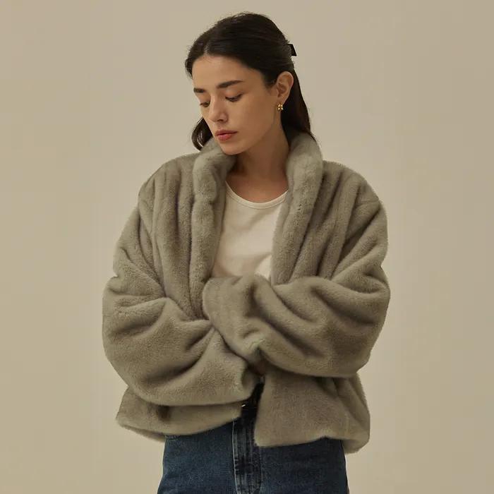 NAKA MINK FUR JACKET (2colors)