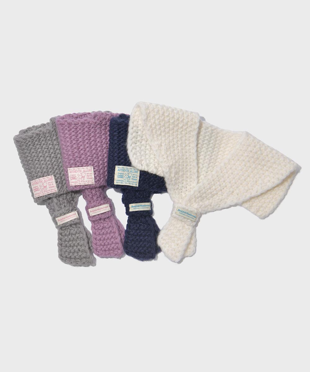KNIT SQUARE SHAWL - 4 colors