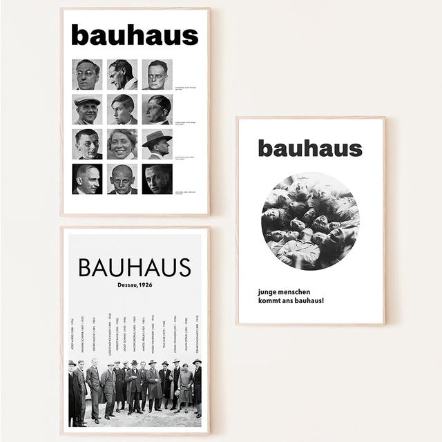 Masters of Bauhus 바우하우스 디자인 모던 인테리어 포스터 그림 액자