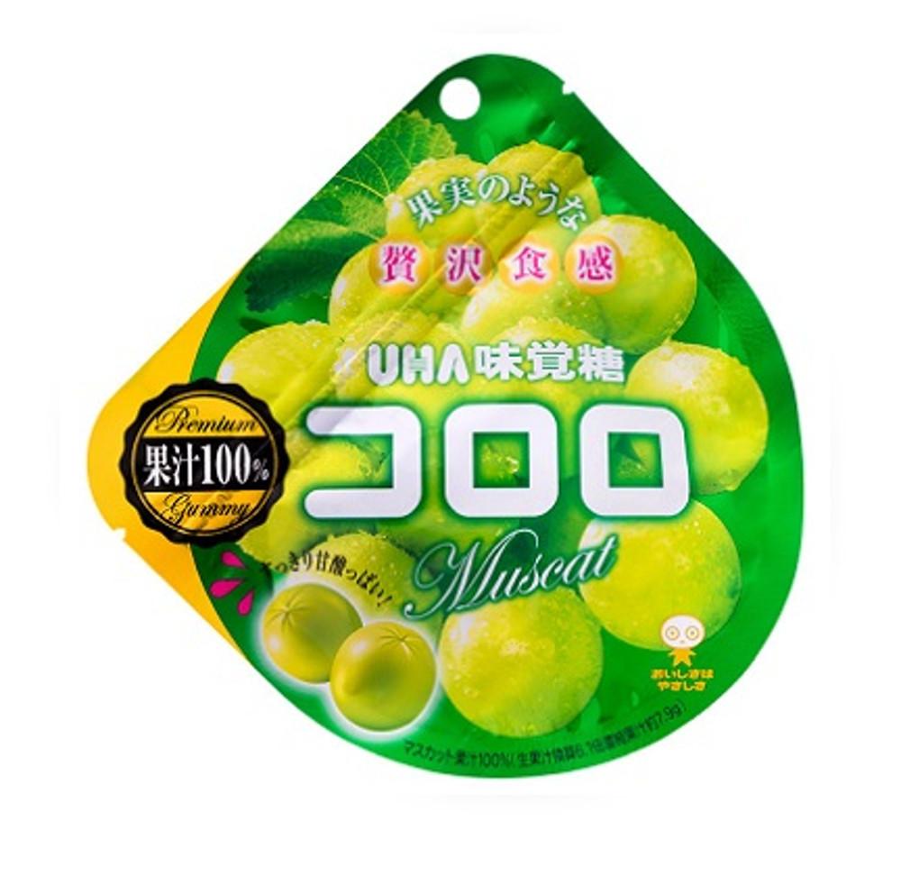 일본 UHA 코로로 젤리 구미 머스캣 청포도맛