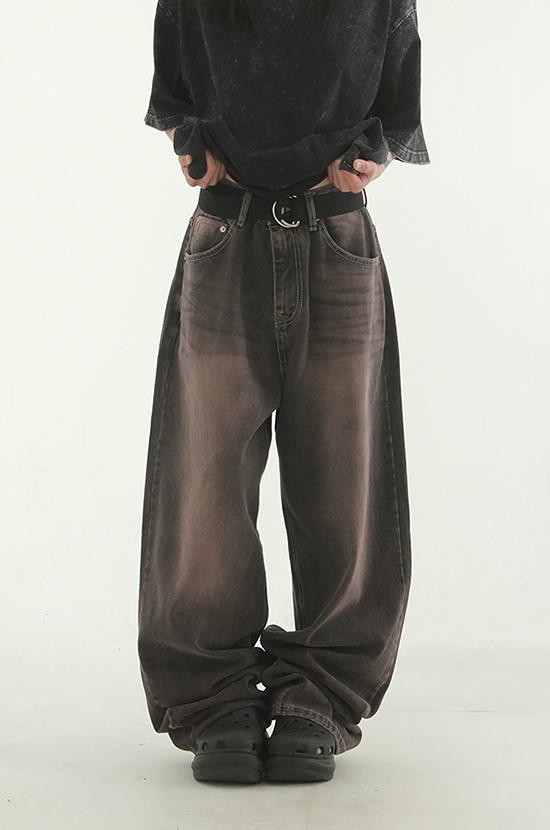 vintage purple wide jean (unisex)