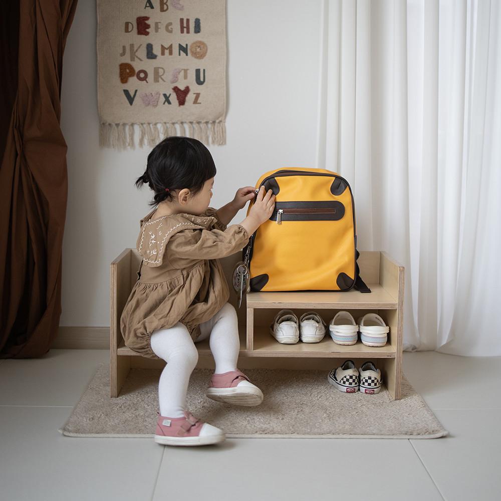 플레이블 아기 현관 벤치 의자 신발장 수납장 신발 정리대
