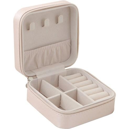 pines 미니멀 액세서리 쥬얼리 박스 보관함, 핑크샌드, 1개 - 쥬얼리 | 쿠팡