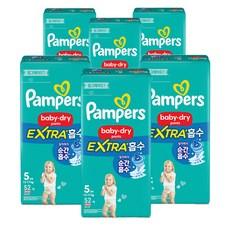 팸퍼스 베이비드라이 팬티형 기저귀 5단계(12-17kg)