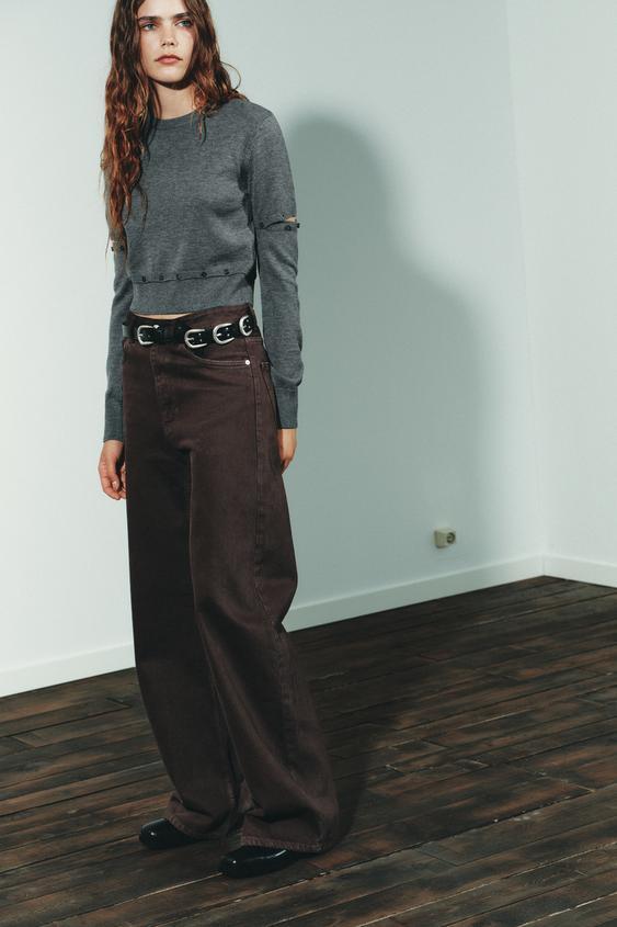 JEANS TRF EXTRA WIDE LEG 하이웨스트