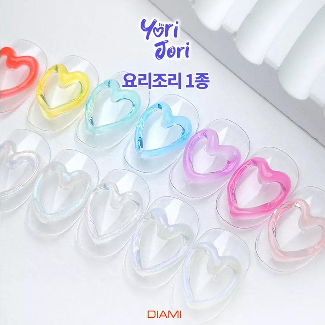 【배송비지원】 [다이아미] 튜브 데코젤 논와이프 요리조리 14종 단품 {10g/1개입}