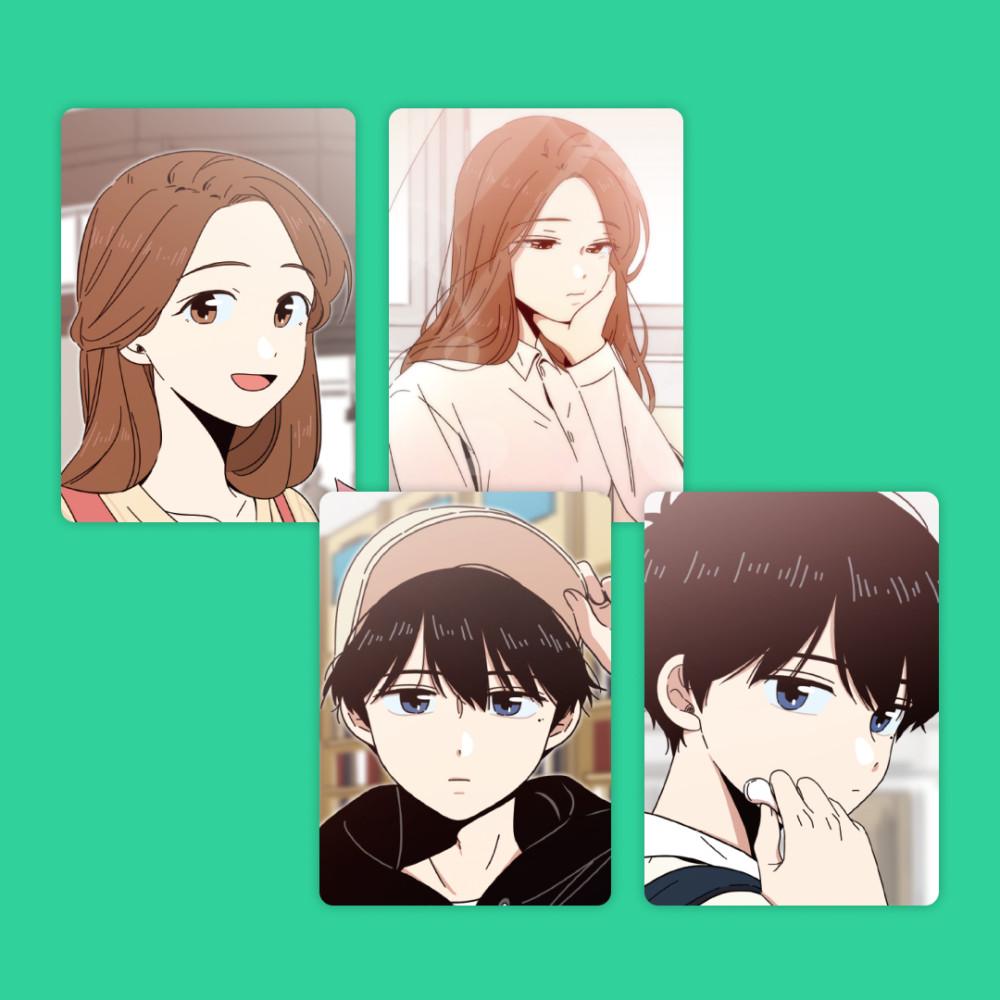 청춘 블라썸 포토 카드 세트 - 봄(4장)