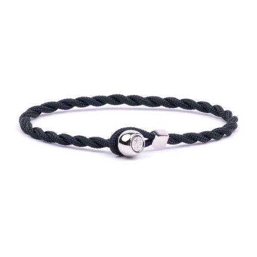 이지 에드 팔찌 - 네이비X실버