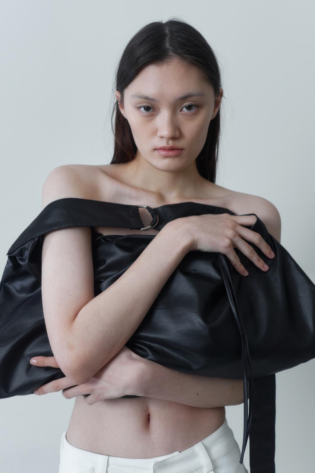 [EXCLUSIVE] SHOULDER STRING BIG BAG / BLACK
