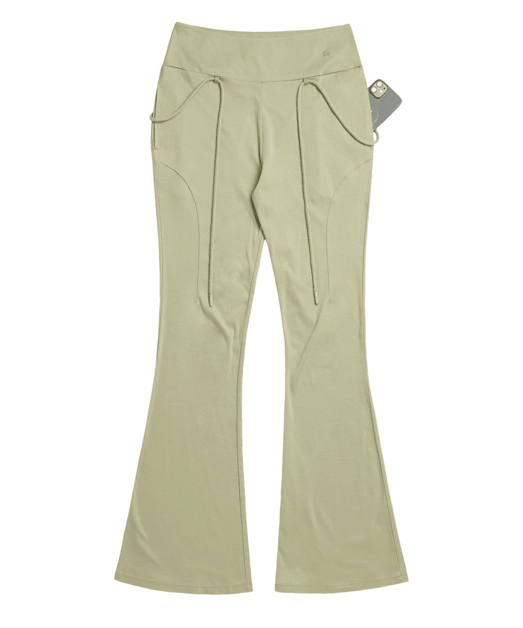 i:e Fluid Bootcut Pant 01 / Khaki