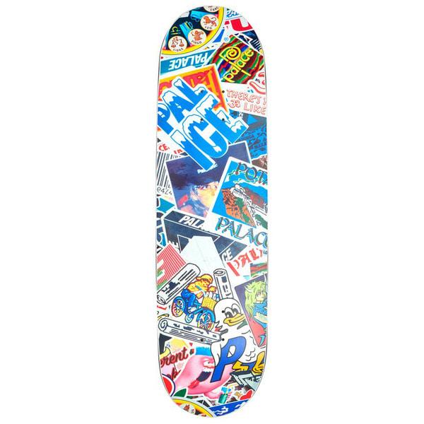 [해외] 팔라스 스티커 팩 슬릭 스케이트보드 Palace Sticker Pack Slick Skateboard 21FW