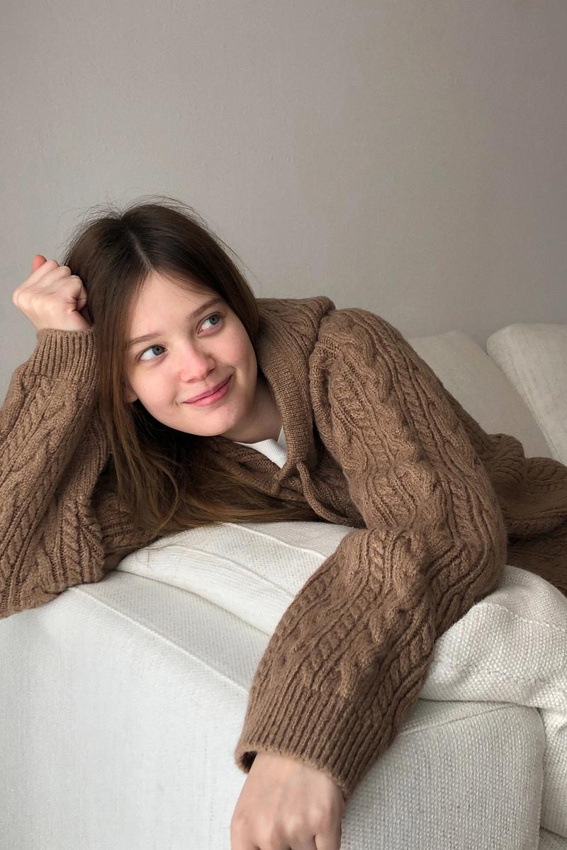 LILISU - Ollie Cable Cardigan / Brown