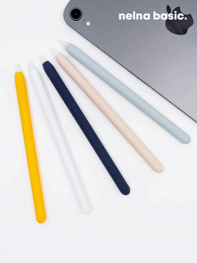 낼나 애플펜슬 1세대 2세대 실리콘 케이스 커버 5컬러