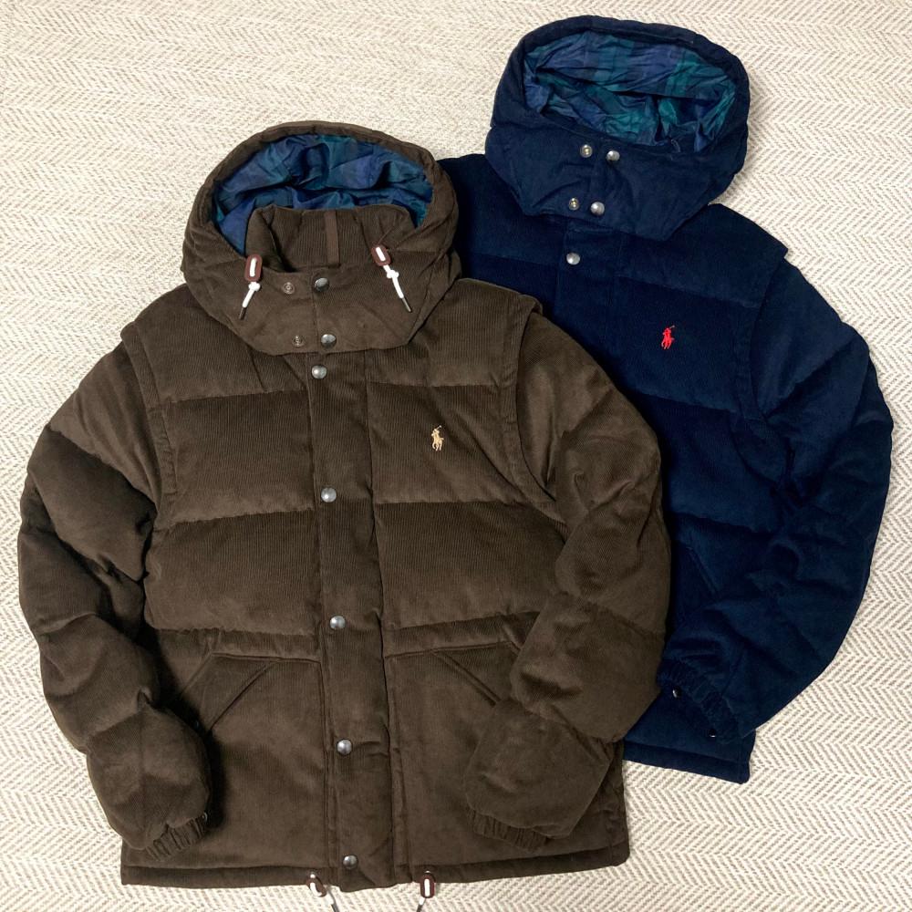 [백화점 상품]폴로 랄프로렌 코듀로이 다운 패딩 자켓 (2 Color)