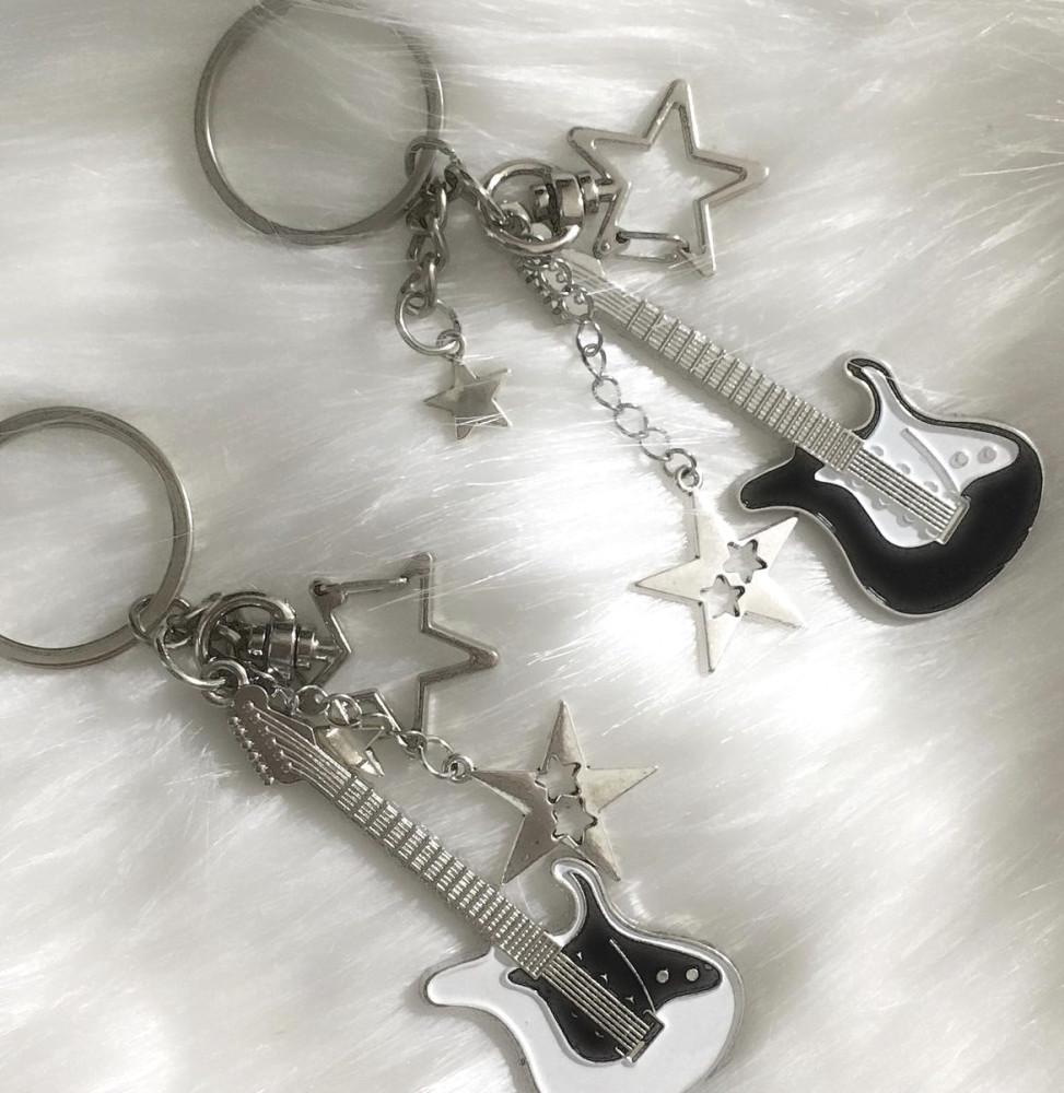 키라키링 기타 스타 콤보 키링 guitar star combo keyring