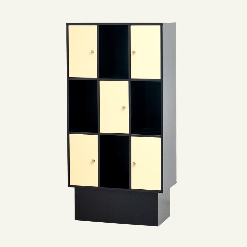 ★신상품 7% 할인★투톤 9칸 세로형 수납장