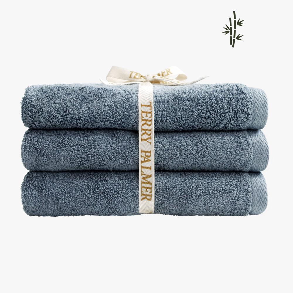 230g 대나무 천연 뱀부타올 3장_스카이 그레이