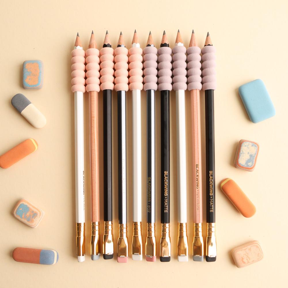 애니캐넌 EVA 연필 애플펜슬 그립 파스텔 홀더 커버 애벌레 보호캡 아이패드