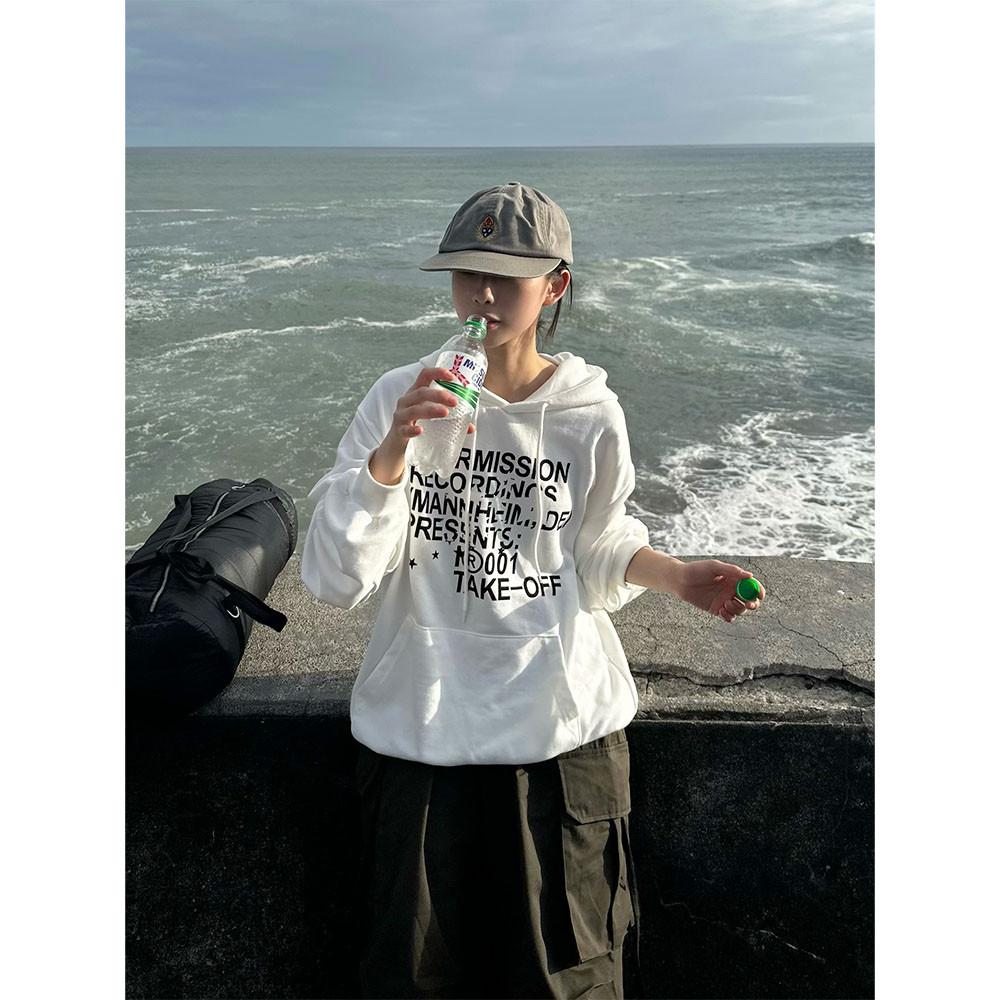 레코드 후드티 (3color)