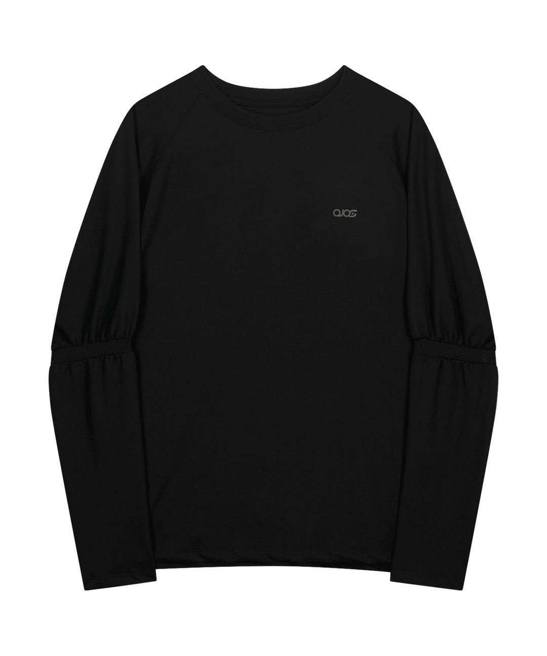 *Preview, 9/5 Open* Mesh Band Puff Sleeve / Black