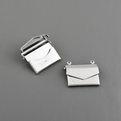 열림 편지봉투 펜던트 양고리 써지컬부자재 목걸이재료(1개) m2404-18