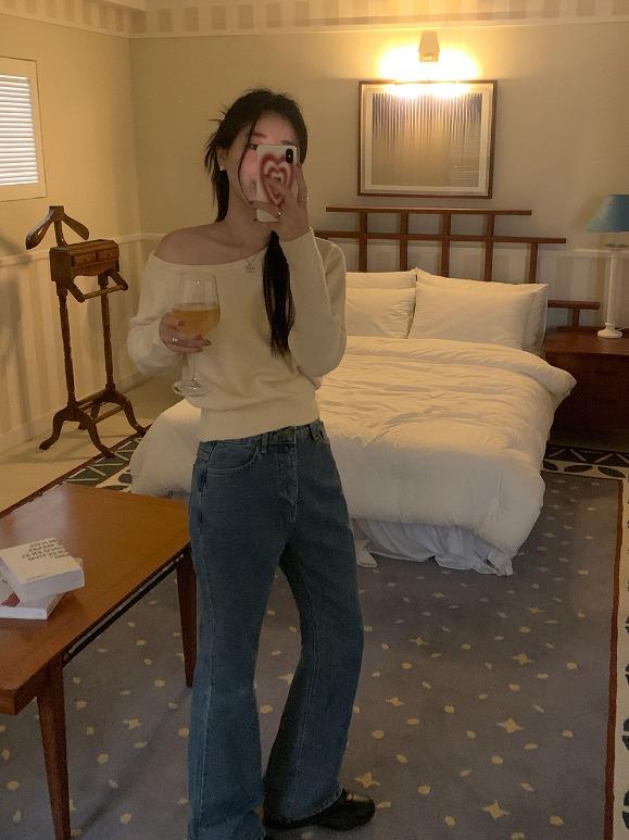 [기모] 제이미 부츠컷 데님