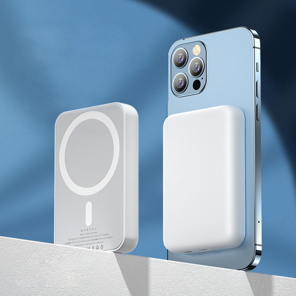 휴대용 아이폰 갤럭시 고속 무선 충전 맥세이프 호환 보조배터리 5000mAh 10000mAh