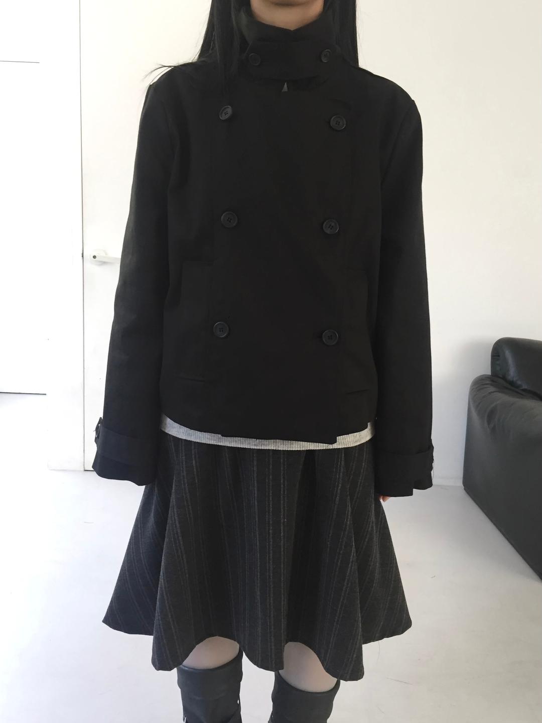 high-neck button jacket (2c)