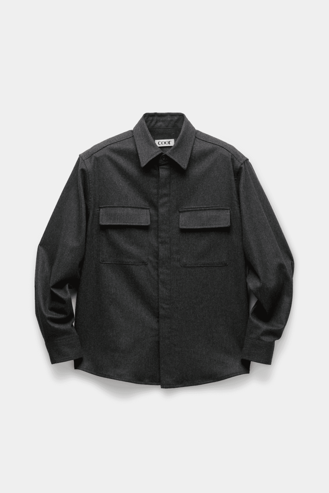 클래시 아웃 포켓 셔츠 (차콜그레이)