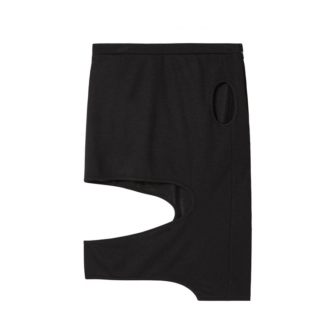 [20% OFF] Cut Out Miniskirt - Black