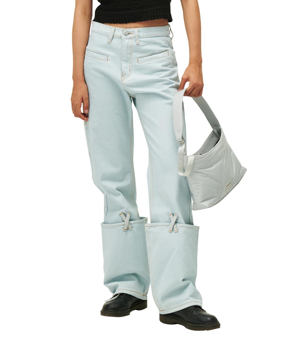 [PLZPROJECT]HOLE CUP DENIM, ICE BLUE