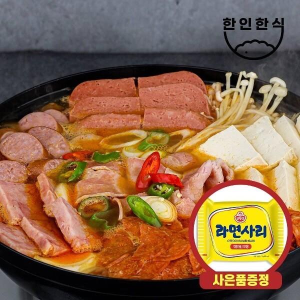 한인한식 햄 듬뿍 더큰 부대찌개 1kg X 5팩