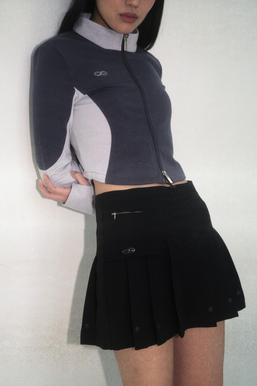 3차) Slim jersey cropped jacket