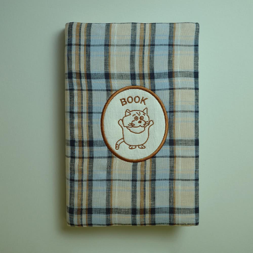 밀짚 고양이 북커버