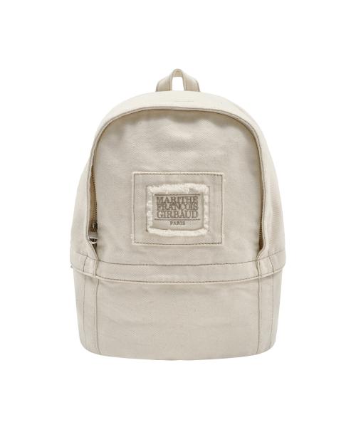 CLASSIC LOGO DENIM BACKPACK ecru