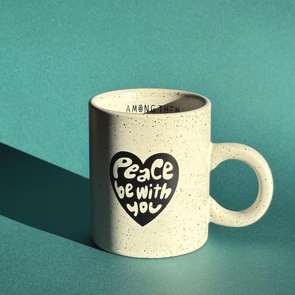 MUG 300ML-BLACK HEART