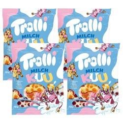 Trolli 트롤리 밀크 쿠 젤리 150g 4팩 Milk Kuu
