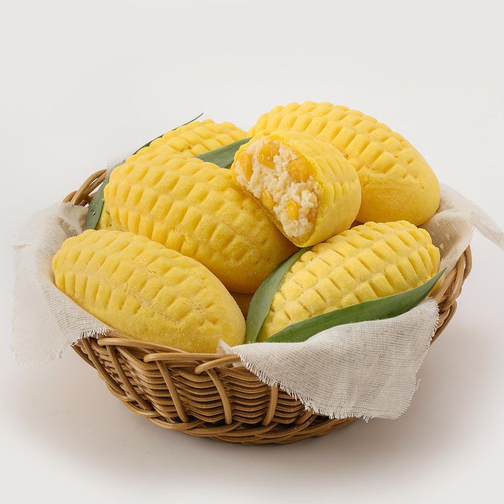 대두식품 리얼 옥수수빵 70g X 15개입  진짜 옥수수가 들어있는 카페 디저트 생지 [원산지:국산 등]