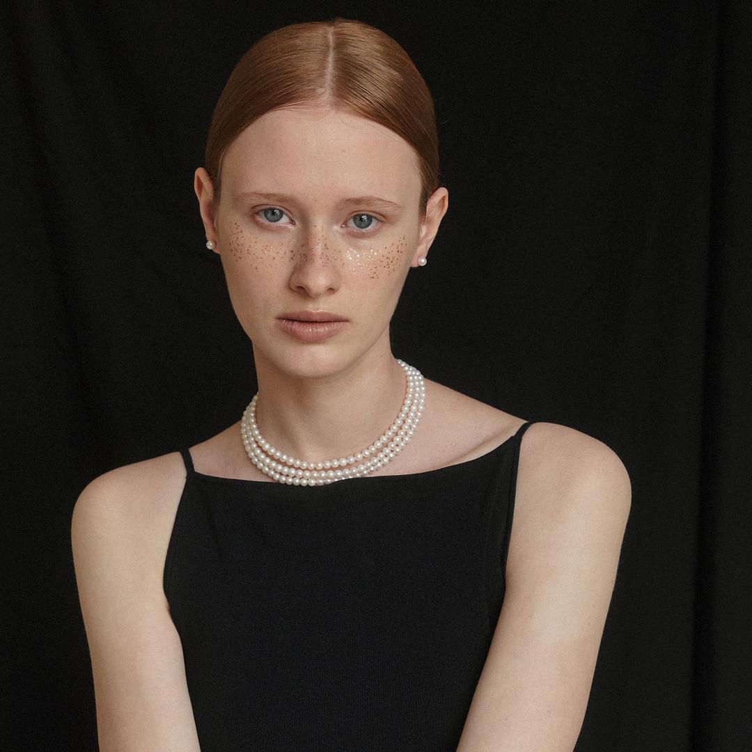 3 pearl necklace
