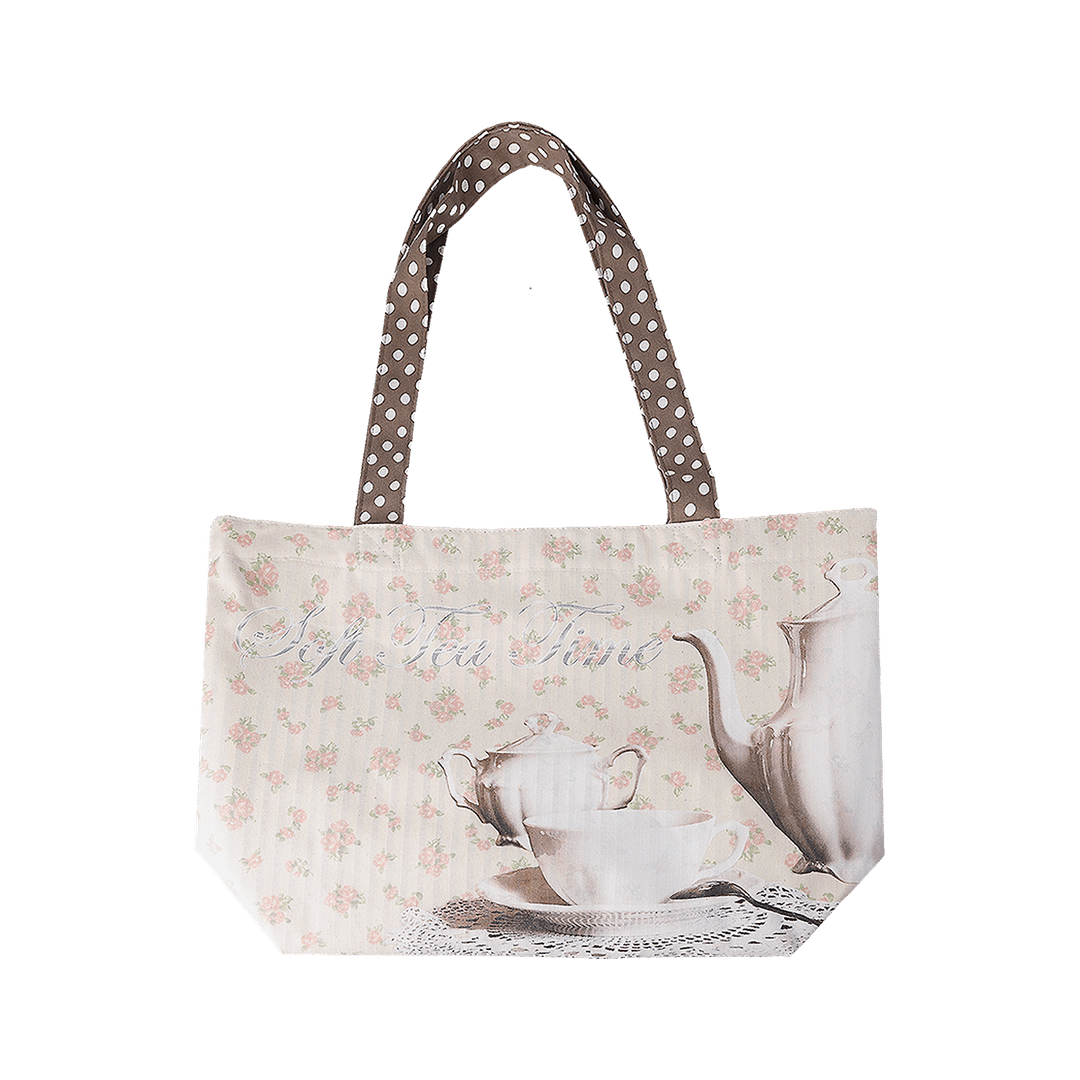 Soft Tea Time Tote Bag