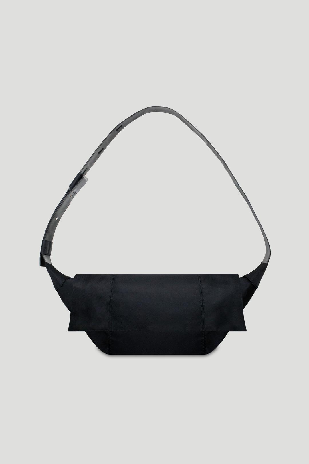 (NEW)MEDIUM PALACE HOBO BAG - TWILL BLACK