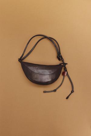 Small fling bag(Glossy crack burgundy)