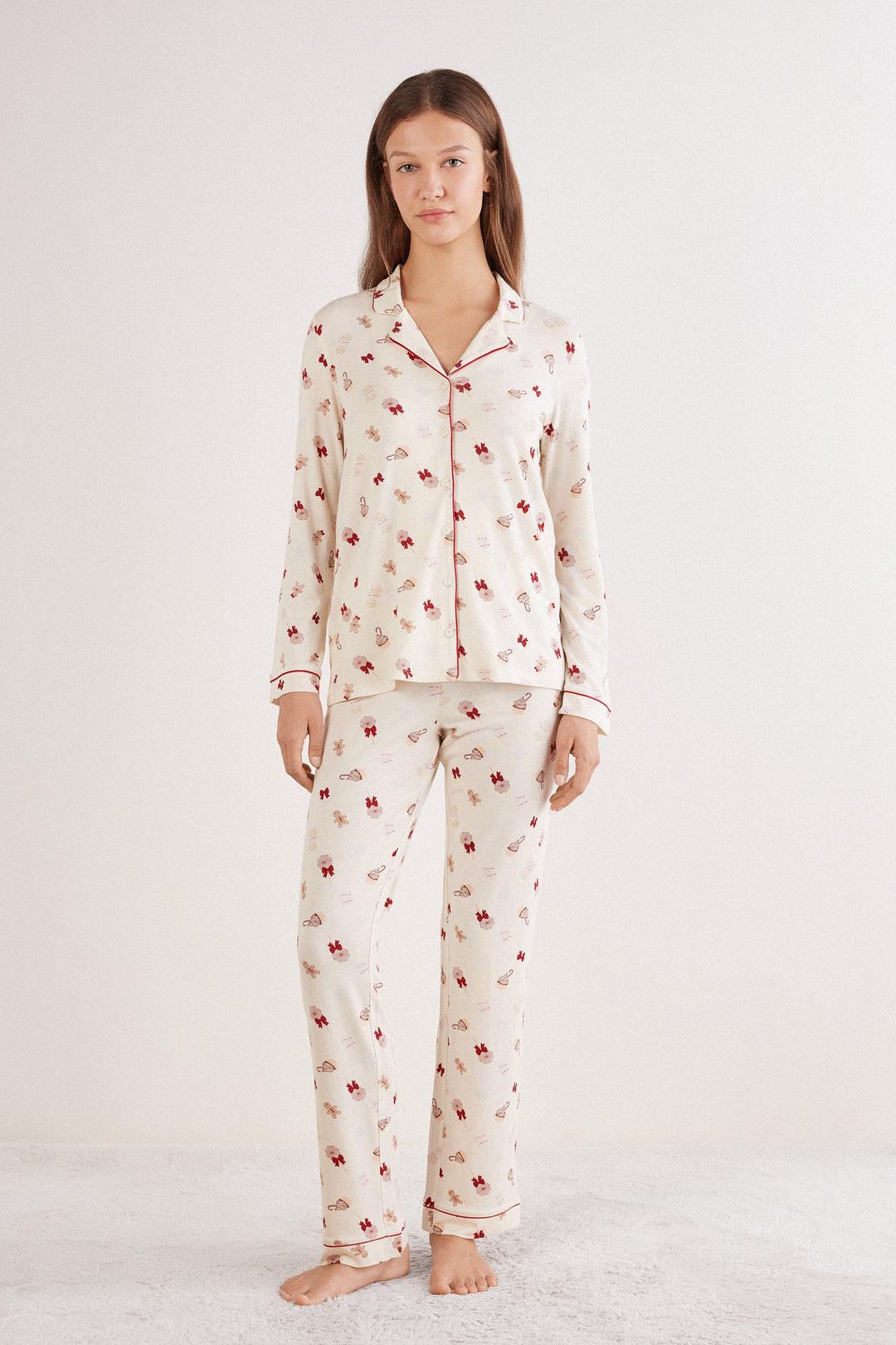 Candy Print Button Up Modal Pajamas - Intimissimi