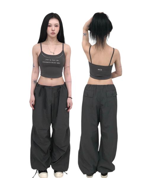 세이에 로우라이즈 2way 팬츠 Charcoal