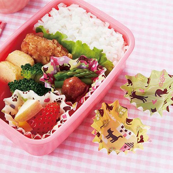 (일본) 토루네 고양이하트 도시락데코 반찬컵 (40Pset)