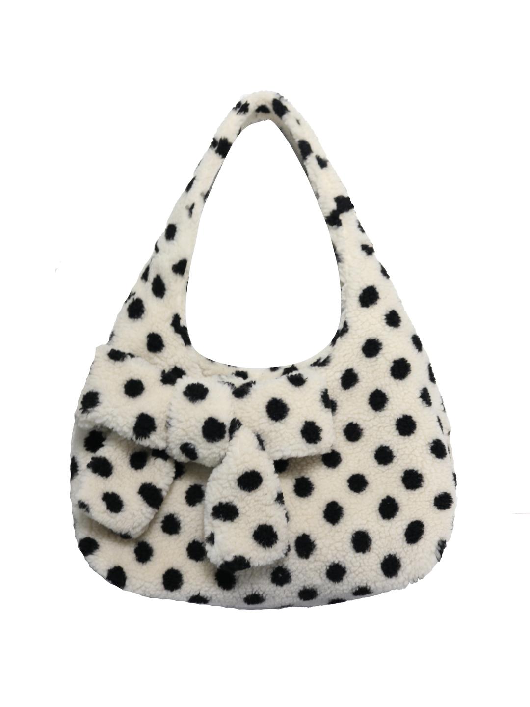 [7th RESTOCK] DOT FLUFFY SHOULDER BAG [IVORY] _ 11/19 예약배송