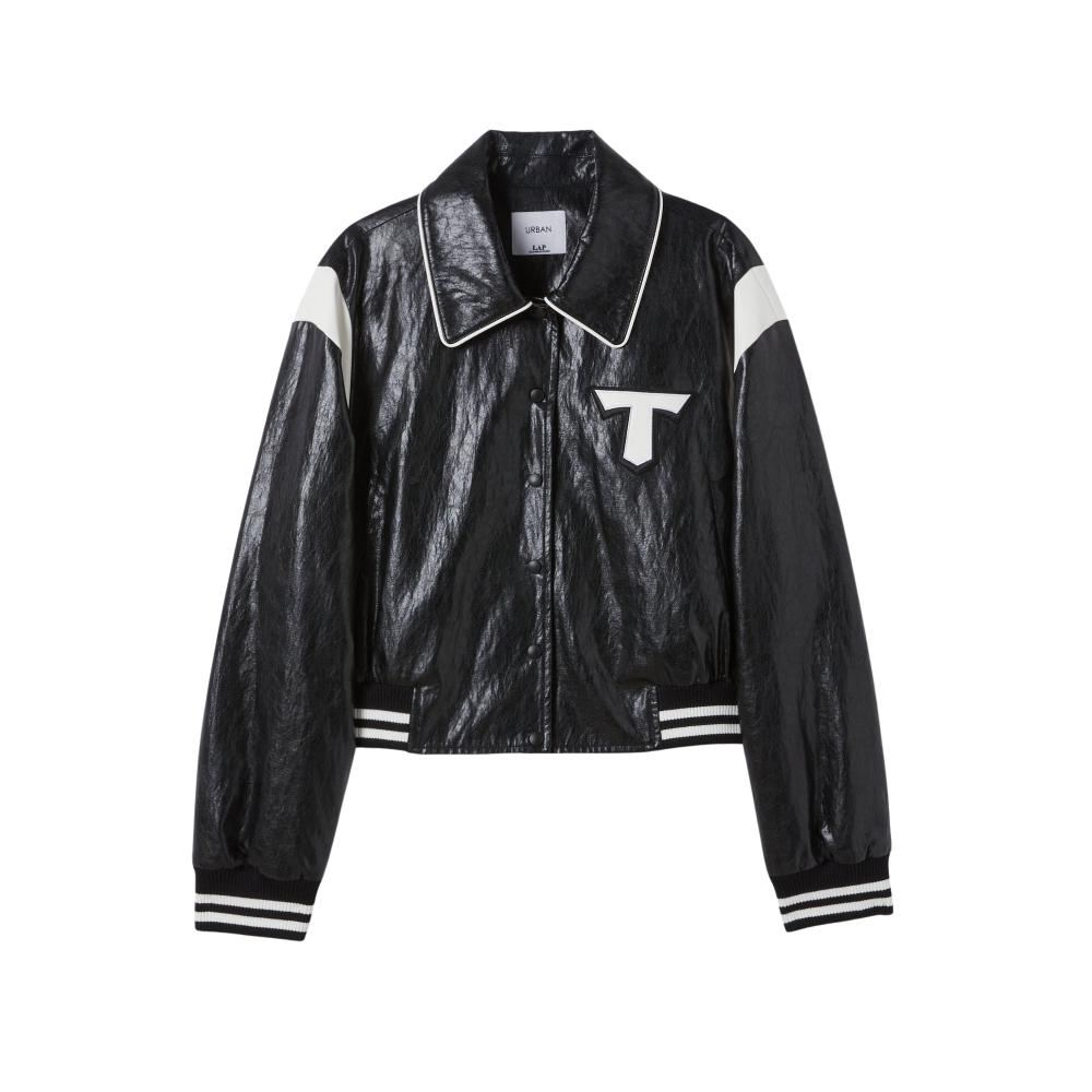 LAP 에코 레더 바시티 점퍼