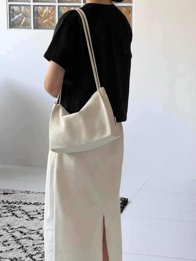 ppocketto cozy half bag 뽀겟또 코지 하프백 - ivory