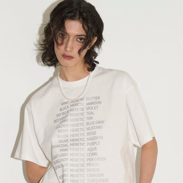COLOR PALETTE T-SHIRT / white